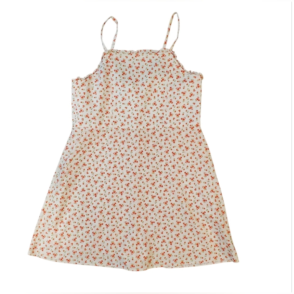 Zara Dress Skort Girls Size 13-14 Floral Spaghetti Strap Sundress